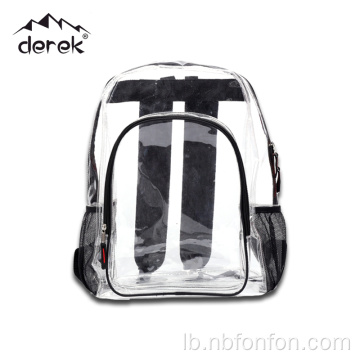 PVC Moud Perséinlechkeet Backpack grouss Kapazitéit Moud Rees PVC Rucksack